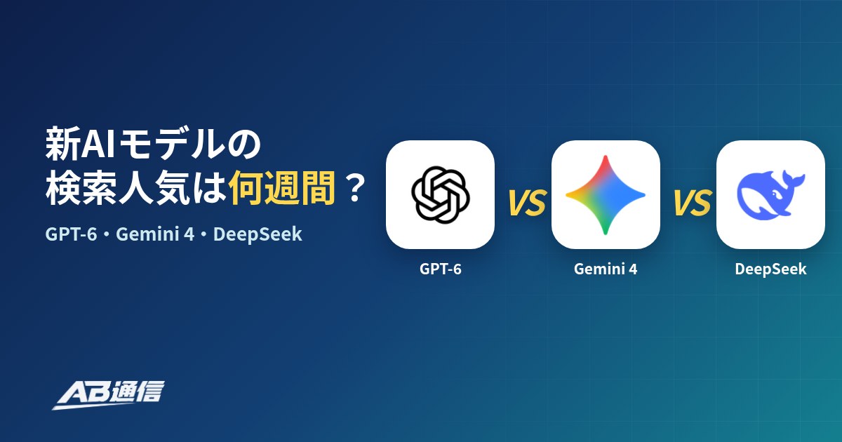 GPT-6・Gemini 4・DeepSeekのアイコン