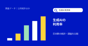 生成AIの利用率はどれくらい？日本・米国・欧州の個人と企業を公的統計・調査で比較【2026年10月】